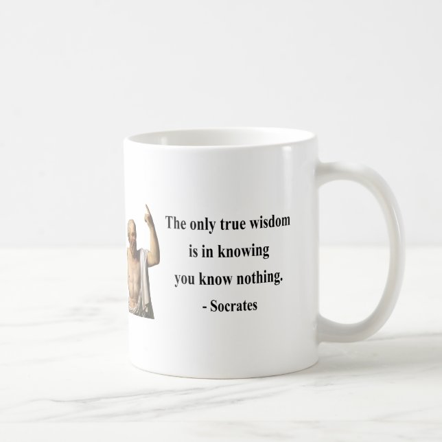 Socrates Quote 3b Coffee Mug (Right)