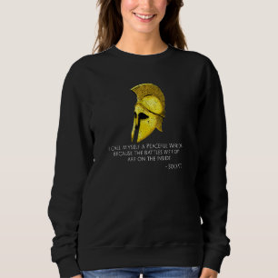 Socrates Quote Ancient Classical Greek Philosophy Sweatshirt