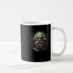Socrates Quote On How To Be Wrong - Ancient Greek  Coffee Mug