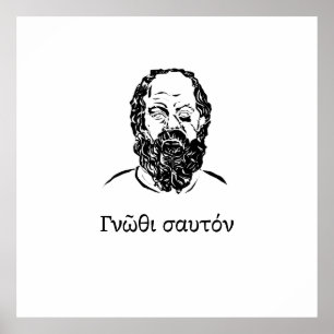 Socrates' Wisdom Poster