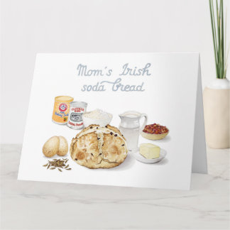 Soda Bread Illustrated Recipe Card