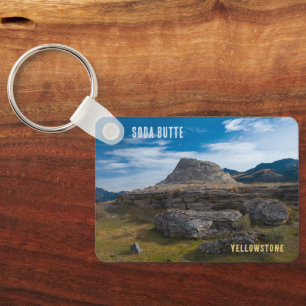 Soda Butte Cone Yellowstone National Park Keychain