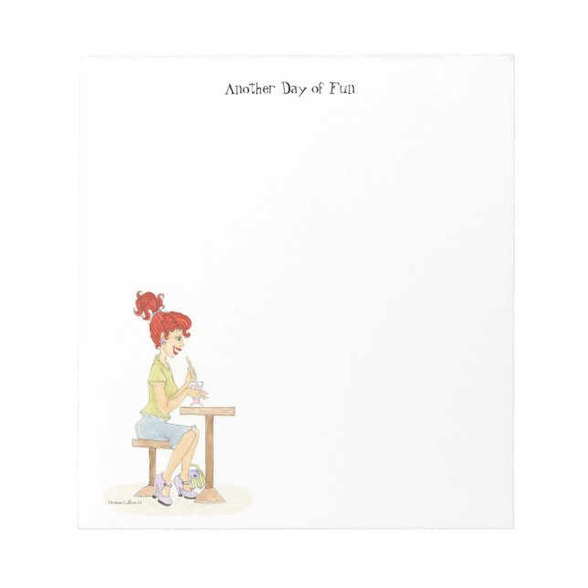 Soda Girl Note Pad (Front)