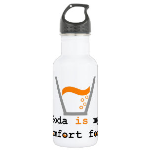Soda is my Comfort Food 532 Ml Water Bottle