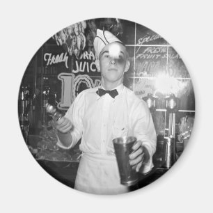 Soda Jerk, 1930s Magnet