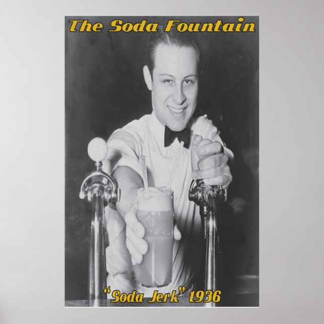 Soda Jerk - Poster Personnalisé Ou Imprimer (Devant)
