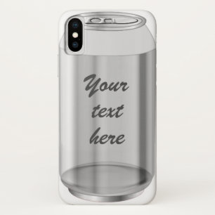 Soda pop aluminum can silver  Case-Mate iPhone case