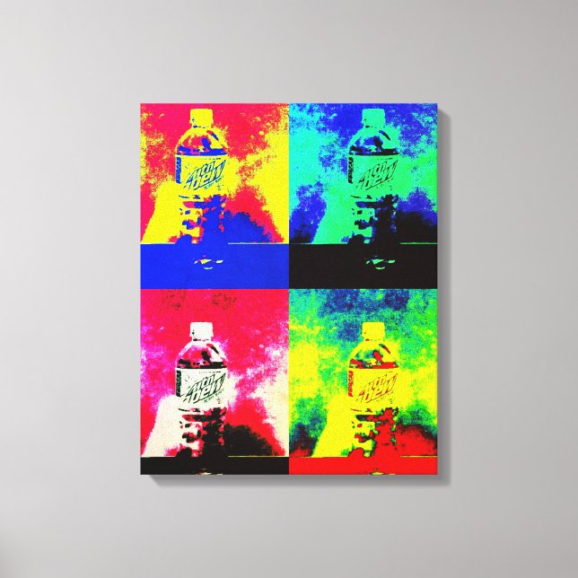 Soda pop art canvas print (Front)