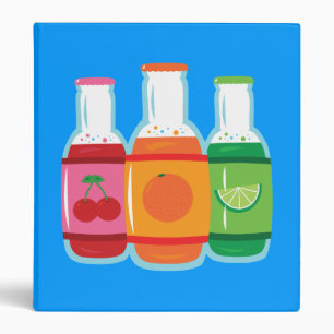 Soda Pop Bottles Binder