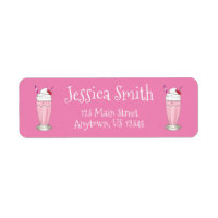 Soda Shoppe Strawberry Ice Cream Milkshake Shake
