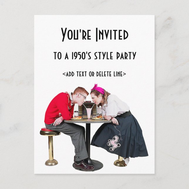 Sodashop Couple Post Card - No Envelopes Included (Front)