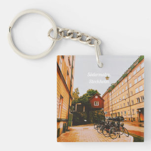 Södermalm, Stockholm, Sweden Keychain