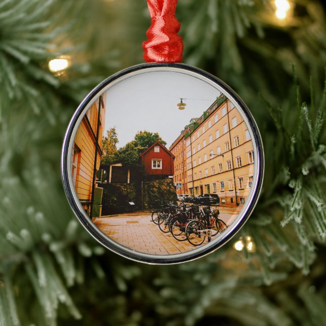 Södermalm, Stockholm, Sweden  Metal Ornament (Tree)
