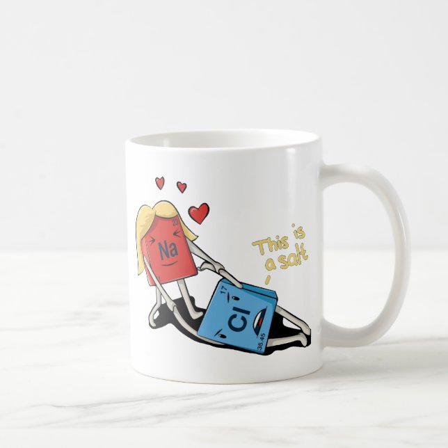 Sodium chloride coffee mug (Right)