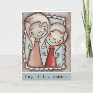 Soeur, Ami - Carte Anniversaire
