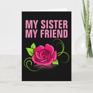 SOEUR CARTES D'AMOUR ROSE
