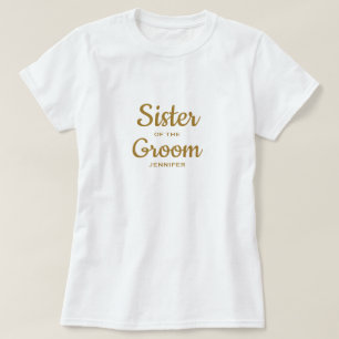 Soeur du T-shirt sur mesure Groom