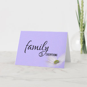 Soeur En Droit Violet En vichy Carte Anniversaire