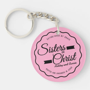 Soeurs dans le porte - clé du Christ