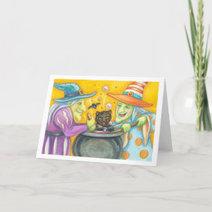 SOEURS DE TÉMOIGNAGE ET CHAT NOIR, Carte de voeux