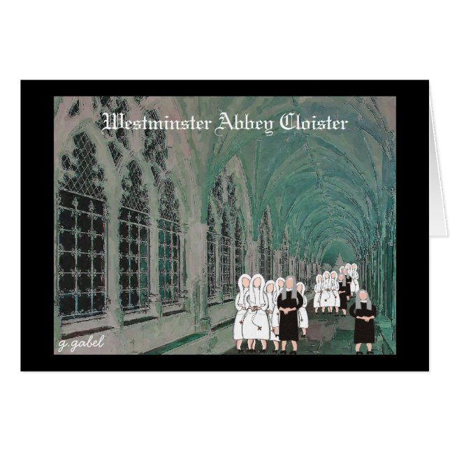 Soeurs du cloître de l'abbaye de Westminster (Devant horizontal)