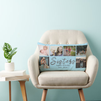 Sœurs pour toujours – Coussin décoratif personnali
