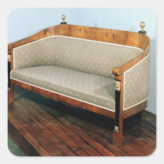 Sofa, Biedermeier style, c.1820 Square Sticker (Front)