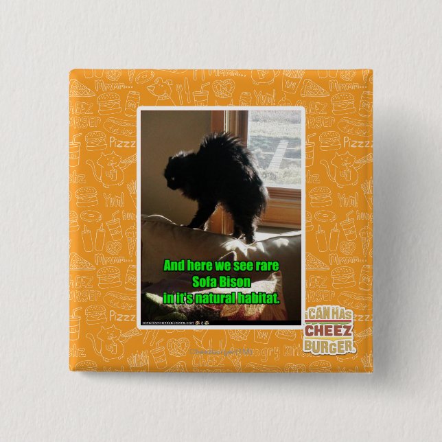 Sofa Bison 2 Inch Square Button (Front)