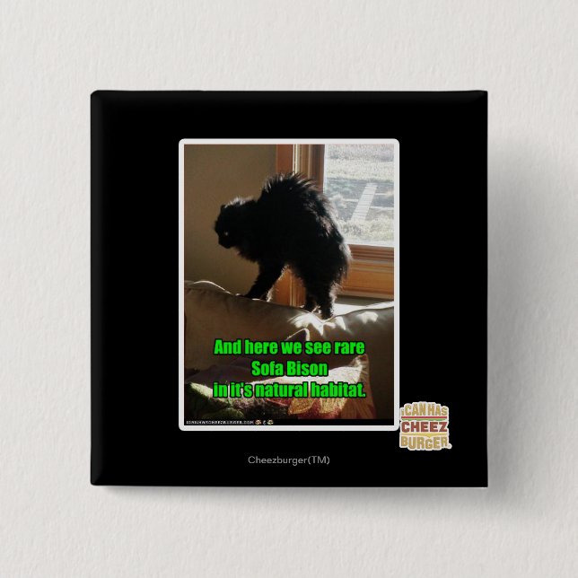 Sofa Bison 2 Inch Square Button (Front)