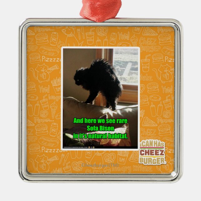 Sofa Bison Metal Ornament (Front)