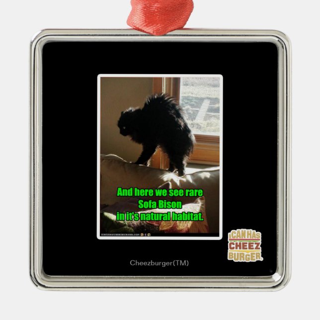 Sofa Bison Metal Ornament (Front)