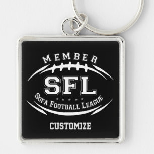 Sofa Football League Keychain