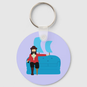 Sofa Pirate Keychain