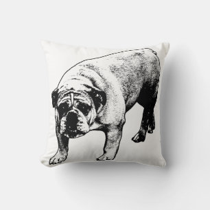 Sofa Snowfall Calm Throw Pillow