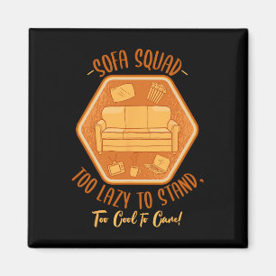 Sofa Squad Couch Surfing Laziness Napping Lazy Peo Magnet
