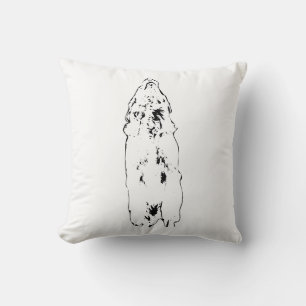 Sofa star: golden sky-look throw pillow