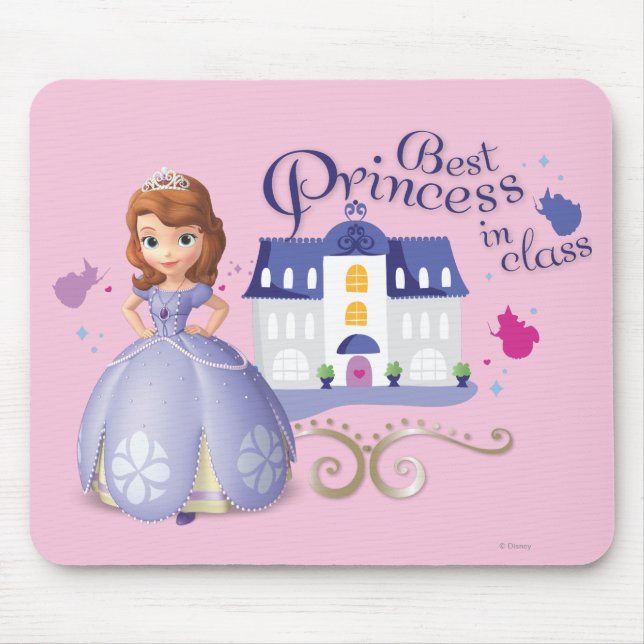 Sofia: Best Princess in Class Mouse Pad (Front)