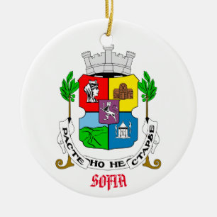 Sofia Bulgaria Christmas Ornament