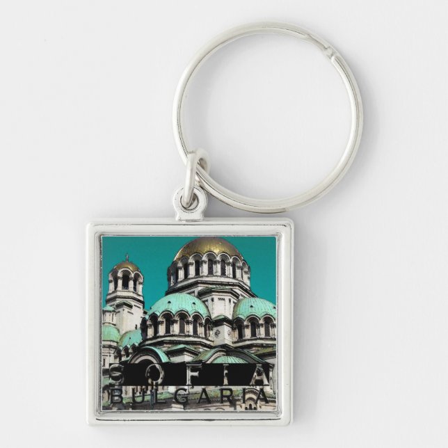 Sofia Bulgaria Souvenir Keychain (Front)