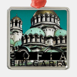 Sofia Bulgaria Souvenir Metal Ornament