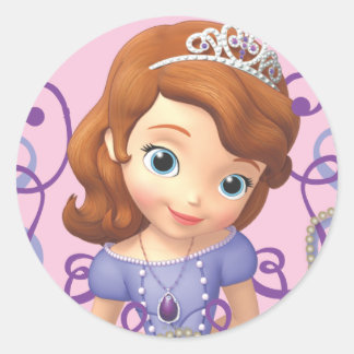 Sofia Classic Round Sticker