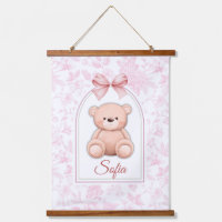 Sofia | Custom Pink Teddy Bear Nursery Design