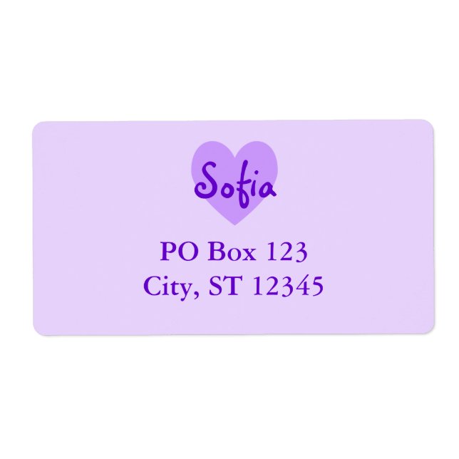 Sofia en violet (Devant)