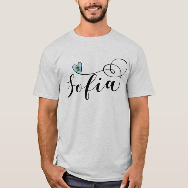 Sofia Flag, I Heart Sofia, Bulgaria T-Shirt (Front)