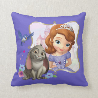 Sofia, Mia and Clover Throw Pillow