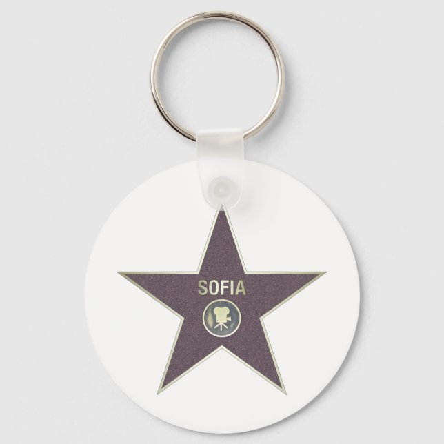 SOFIA-MOVIE-STAR KEYCHAIN (Front)