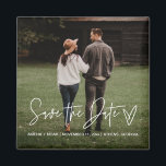 SOFIA photo save the date magnet<br><div class="desc">SOFIA modern save the date magnet
This modern minimal save the date magnet is the perfect way to remind your guests of your big day!</div>