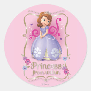 Sofia: Princess from Within Classic Round Sticker