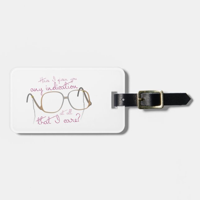 Sofia Quote - The Golden Girls Luggage Tag (Front Horizontal)