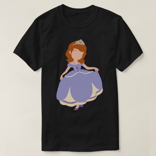 Sofia the First Curtsying  Classic T-Shirt (Design Front)